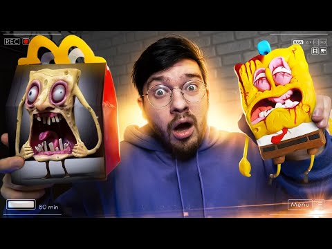 Видео: НИКОГДА НЕ ОТКРЫВАЙ HAPPY MEAL СПАНЧ БОБ ! Губка боб ожил! Потусторонние ! Макдональдс