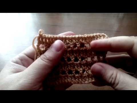 Видео: Узор крючком "Дорожки"Шарф красивым и легким узором