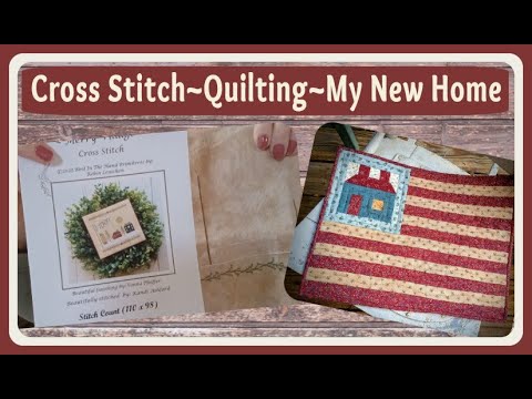 Видео: #flosstube 07.11.2025 Примитивная вышивка крестом ~ Лоскутное шитье ~ и экскурсия по моему новому...