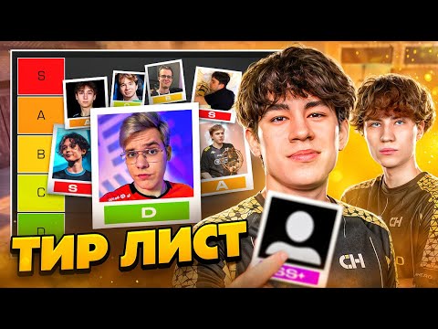 Видео: ТИР ЛИСТ ИГРОКОВ ОТ CYBERHERO | fLACSYS, xZise, 1tapp