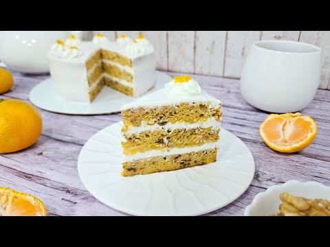 Видео: МОРКОВНЫЙ ПП ТОРТ сочный десерт для худеющих без пшеничной муки и сахара