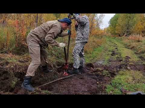 Видео: Фартовый металлокоп в тайге с друзьями. Рельсы,трубы 1210кг. за раз.