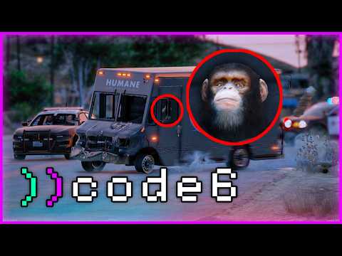 Видео: Полицейская ПОГОНЯ за ОБЕЗЬЯНАМИ! Самый безумный день в GTA 5 RP