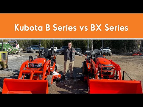 Видео: Kubota серии B против серии BX