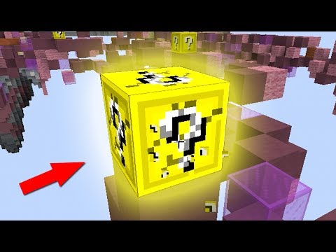 Видео: ЧТО БУДЕТ, ЕСЛИ ДОБЫТЬ ЭТОТ ЛАКИ БЛОК? - (Sky Wars с Лаки Блоками)