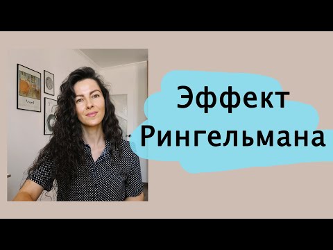 Видео: ЭФФЕКТ РИНГЕЛЬМАНА ИЛИ СОЦИАЛЬНАЯ ЛЕНЬ | +18