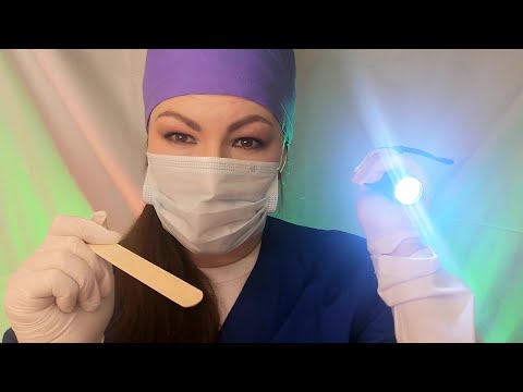 Видео: ASMR Лечим ангину ROLE PLAY