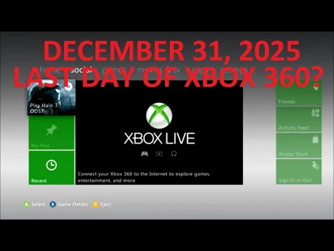 Видео: Что произойдет с Xbox 360 после 31 декабря 2025 года?