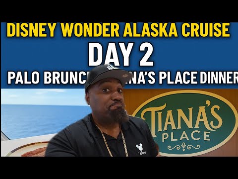 Видео: Круиз Disney Wonder Alaska, день 2 • Бранч в Пало и ужин в ресторане Tiana’s Place