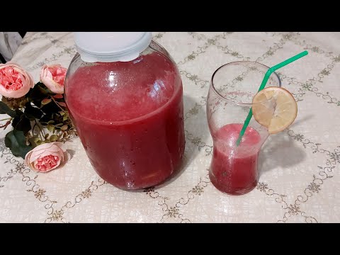 Видео: АРБУЗНЫЙ ФРЕШ,САМЫЙ ВКУСНЫЙ И ПОЛЕЗНЫЙ НАПИТОК ЛЕТА!😋👍