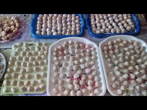 Видео: ПЕЛЬМЕНИ 3 КГ ЗА ПОЛ ЧАСА ! БЫСТРО, ПРОСТО, ВКУСНО !