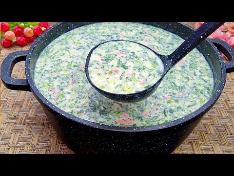 Видео: Этот ХОЛОДНЫЙ СУП готовим все лето! Выручает в жару! Самая Вкусная ОКРОШКА. Рецепт Окрошки на Кефире