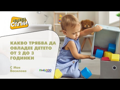 Видео: Какво трябва да овладее детето от 2 до 3 годинки