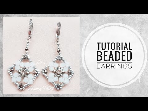 Видео: #МК - Серьги из бисера и биконусов | Earrings, beads and bicone