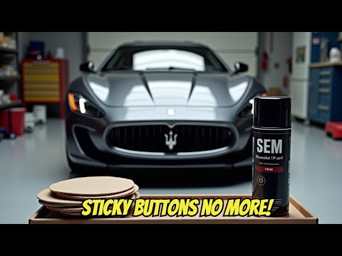Видео: Легко отремонтируйте и залипшие кнопки на вашем Maserati Grantursimo!
