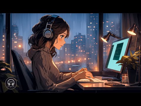 Видео: Positive Lofi Radio 📚 Ночное рабочее место с расслабляющей музыкой для работы, учебы