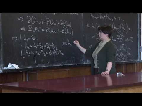 Видео: Сердобольская М.Л. - Теория вероятностей и мат. статистика - 3. Вероятностное пространство