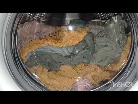 Видео: Стирка полотенец: хлопок 95° интенсивная