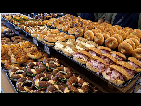 Видео: Лучшая корейская еда! Удивительные известные пекарни Кореи - корейская уличная еда