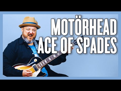 Видео: Урок игры на гитаре Motörhead Ace Of Spades + обучающее видео