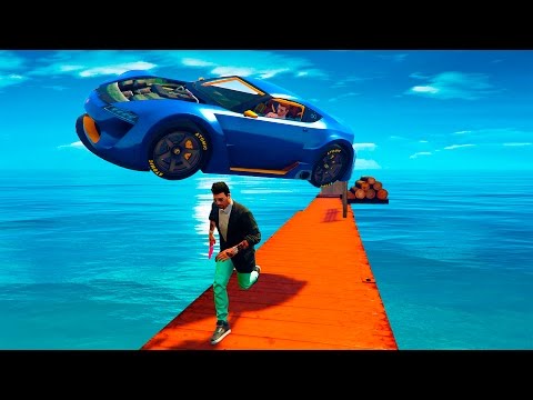 Видео: УБЕЙ БЕГУНОВ МАШИНОЙ НА ТОП ДЕТРАНЕ! (GTA 5 Смешные моменты)