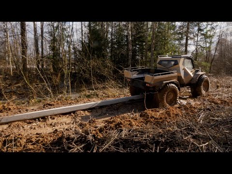 Видео: Работа для настоящего вездехода! Тактик и опоры линий электропередачи