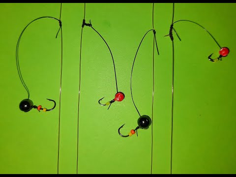 Видео: 4 Способа привязывания поводков к основной леске ! Снасть Гирлянда , Самодур , Самолов !