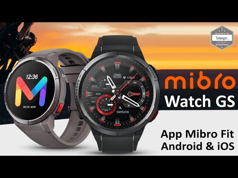 Видео: Умные часы Mibro GS - Приложение Mibro Fit - Android и iOS - 5ATM, GPS и Amoled - Распаковка