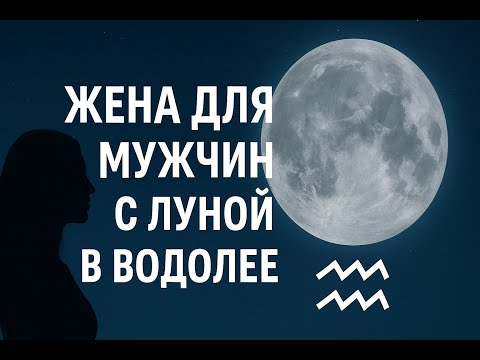 Видео: ЛУНА В ВОДОЛЕЕ У МУЖЧИН | КОГО ОН ПОЗОВЕТ ЗАМУЖ