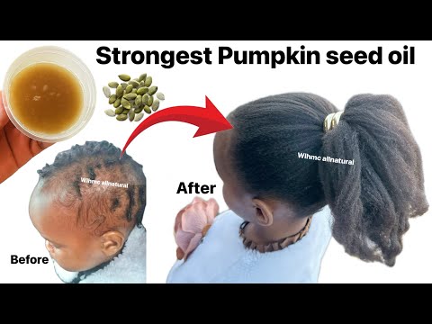 Видео: Масло из семян тыквы для роста волос. Самое сильное масло из семян тыквы от облысения.