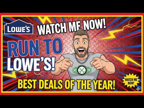 Видео: Lowe’s раскрыл РАННИЕ предложения Черной пятницы (более 50 находок!)