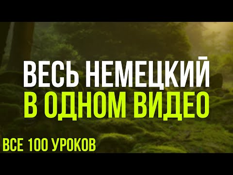 Видео: Весь Немецкий в одном видео. Все 100 уроков. Немецкие слова и фразы. Немецкий с нуля. Немецкий язык.