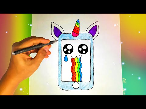 Видео: Как нарисовать ТЕЛЕФОН?