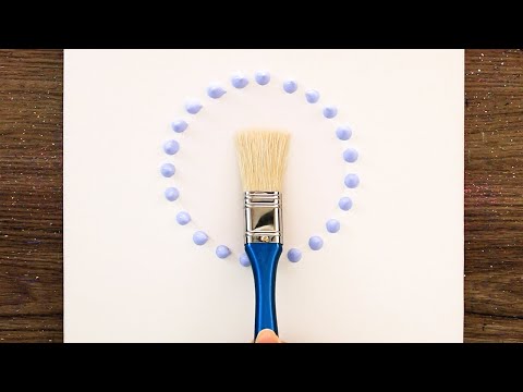 Видео: ✨Красивая акриловая картина "Лунный свет" #381