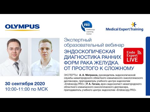 Видео: «Эндоскопическая диагностика ранних форм рака желудка  От простого к сложному»