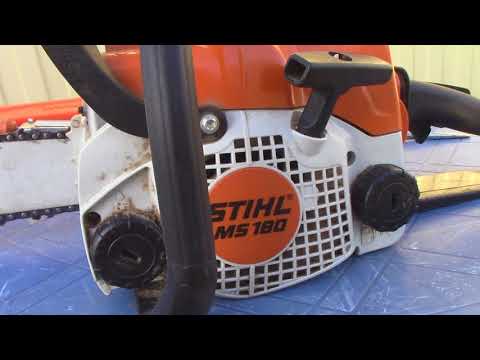 Видео: Отзыв владельца о бензопиле Stihl MS 180.