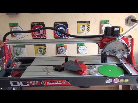 Видео: Порівняння плиткорізу Rubi DC 250 1200 з реплікою Vulkan (Odwerk) сравнение плиткореза плиткорезов