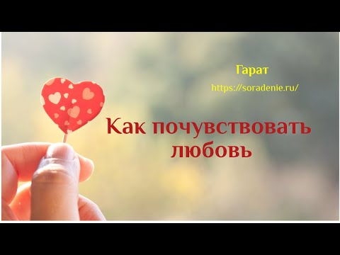 Видео: Как почувствовать любовь. #Гарат #Любовь #школаСорадение