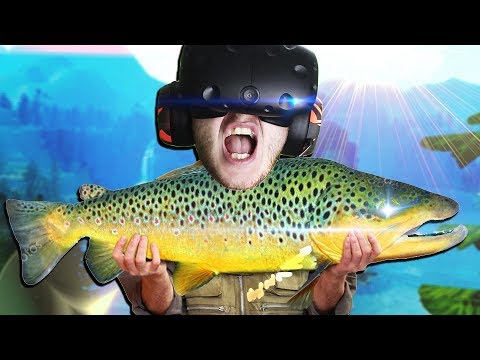 Видео: СИМУЛЯТОР РЫБАЛКИ В ВР! - Catch and Release VR - HTC Vive ВИРТУАЛЬНАЯ РЕАЛЬНОСТЬ