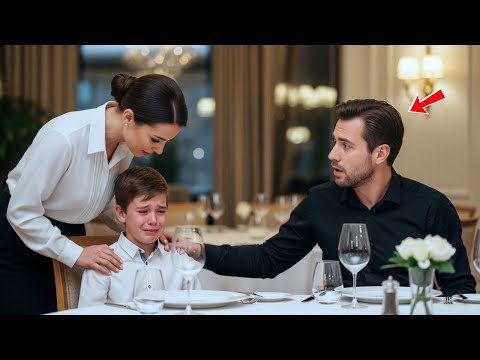 Видео: Сын миллиардера расплакался за ужином — пока официантка не прошептала: «Ему просто нужна мама…»