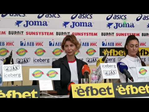 Видео: Пресконференция на Весела Димитрова и ансамбъла по художествена гимнастика