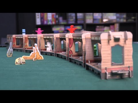 Видео: Настольная игра "Кольт Экспресс" (Colt Express). Играем.