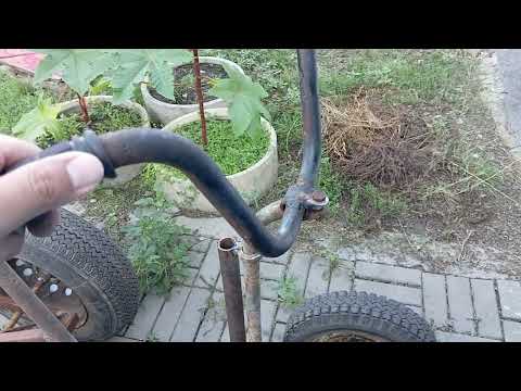 Видео: Рулевое управление на #веломобиль #велотрактор #велотачка #квадровелосипед #педали.