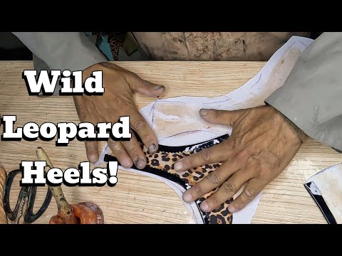 Видео: Изготовление туфель на каблуке с леопардовым принтом | Руководство по созданию обуви в стиле Wild