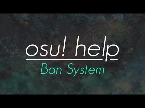 Видео: osu!help: Бан Система