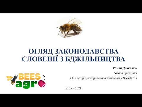 Видео: ОГЛЯД ЗАКОНОДАВСТВА СЛОВЕНІЇ З БДЖІЛЬНИЦТВА