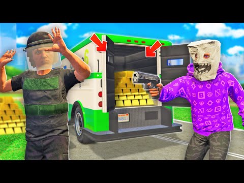 Видео: ОТ БОМЖА ДО БОГАЧА В ГТА 5 | ОГРАБЛЕНИЕ ИНКАССАТОРОВ В GTA 5 (RADMIR)