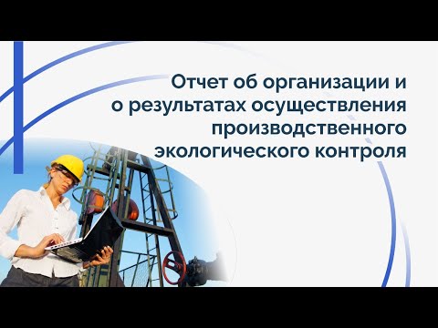 Видео: Отчет об организации и о результатах осуществления производственного экологического контроля