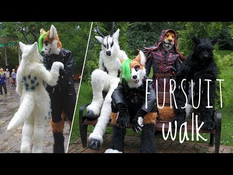 Видео: Fursuit walk // music video // Москва, парк Сокольники 25.08.2017 ✂ Irruan