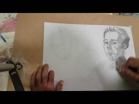 Видео: Урок 29 - Портрет - Мъжка глава